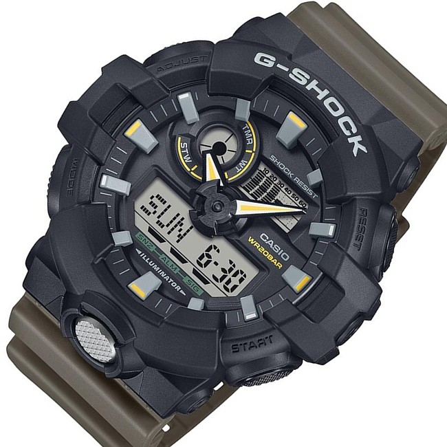 アナデジ メンズ腕時計 Two tone colors(国内正規品)GA-710TU-1A3JF