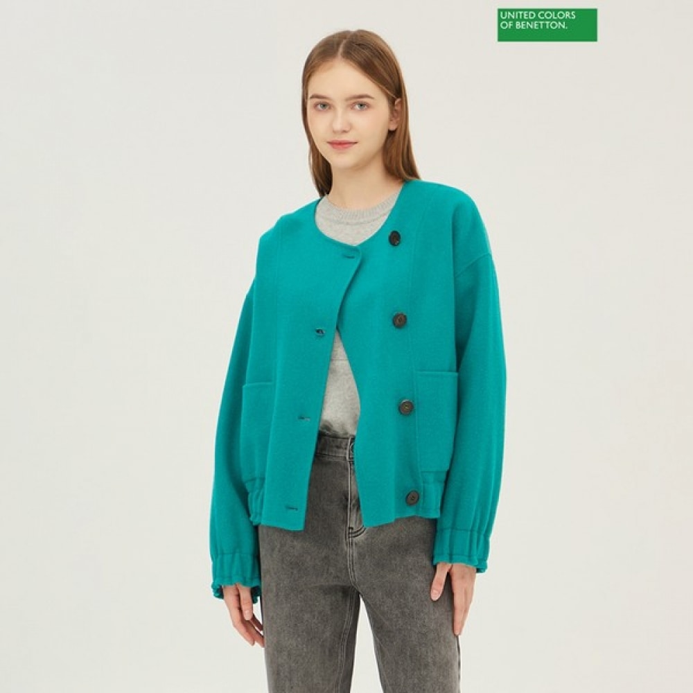 [ベネトン] ベネトンベスティウールショートコート BACT63361_TQ