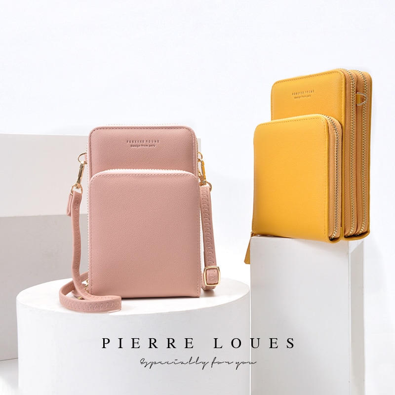 PIERRE LOUES携帯電話のバッグは新型の韓国版のファッションの多機能携帯電話バッグ女性斜めp 激安単価で 正規店仕入れの
