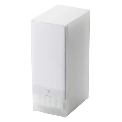 他サイト： エレコム ファイルケース DVD BD CD 対応ファイルケース 120枚収納 クリア CCD-FB120CRの商品画像