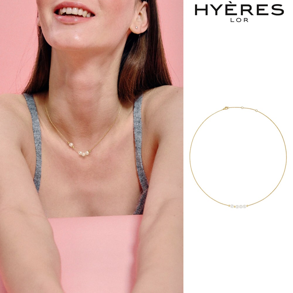 [HYERES LOR] Essence Pearl 14K Pearl 04 Necklace