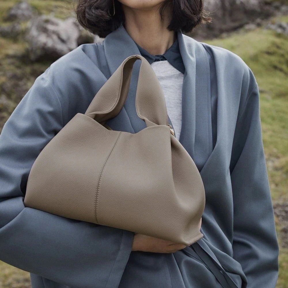 【急速出荷】激安販売！人気ポータブルランチボックスバッグフレンチテクスチャーショルダーメッセンジャーバッグ ショルダーバッグレディース