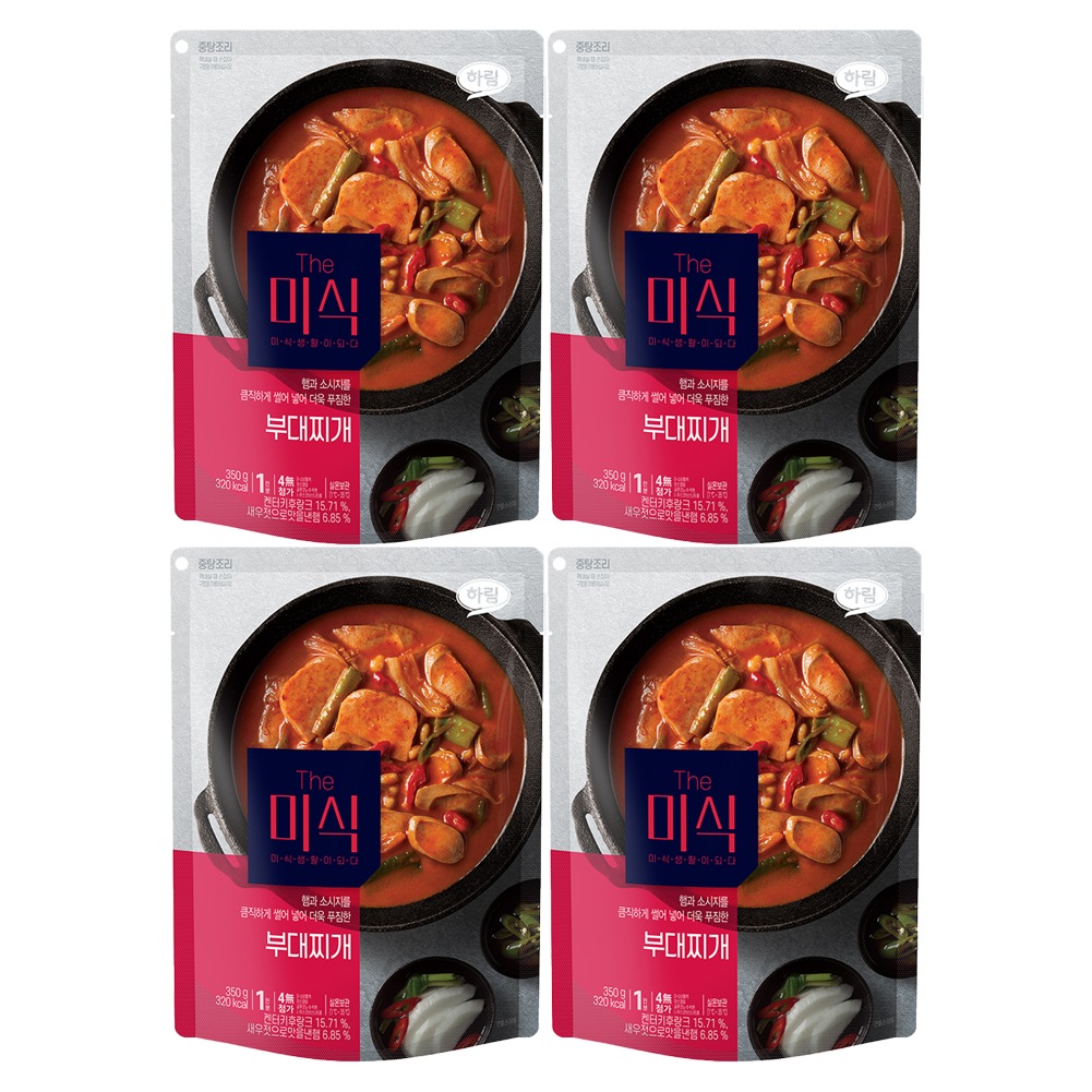 THE ミー式 おいしい 手軽式 韓国 プデチゲ 350g X 2個