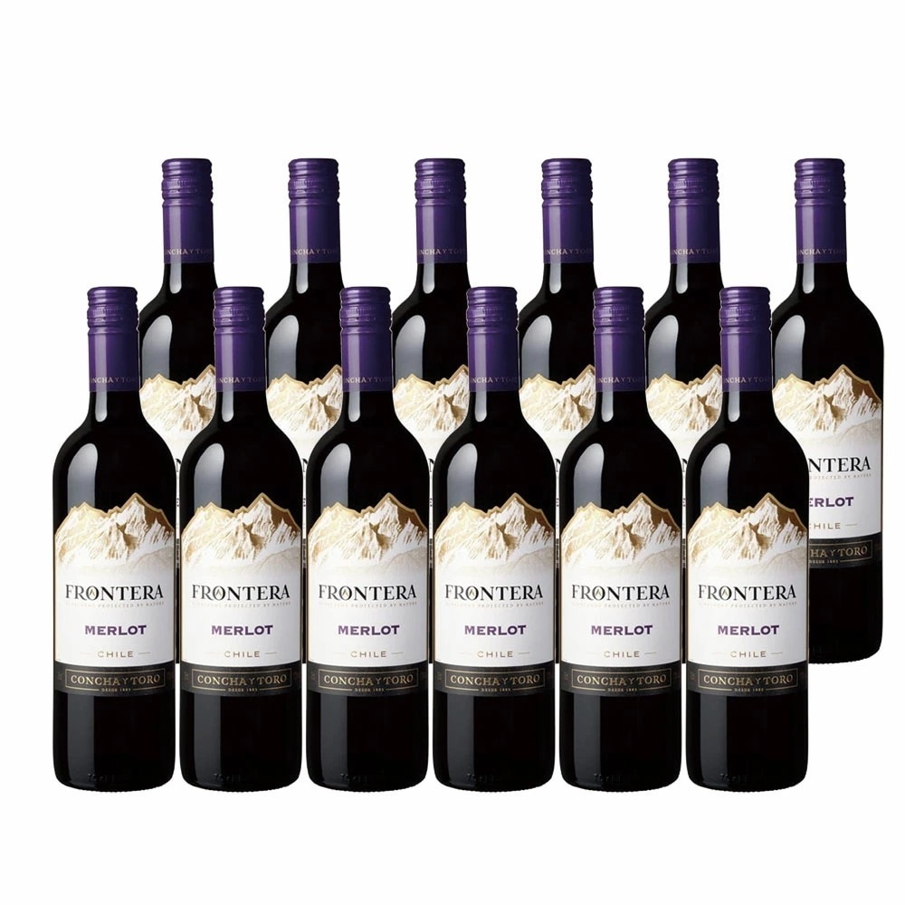 【送料無料】コンチャイトロ フロンテラ メルロー 750ml1ケース/12本【本州のみ送料無料】
