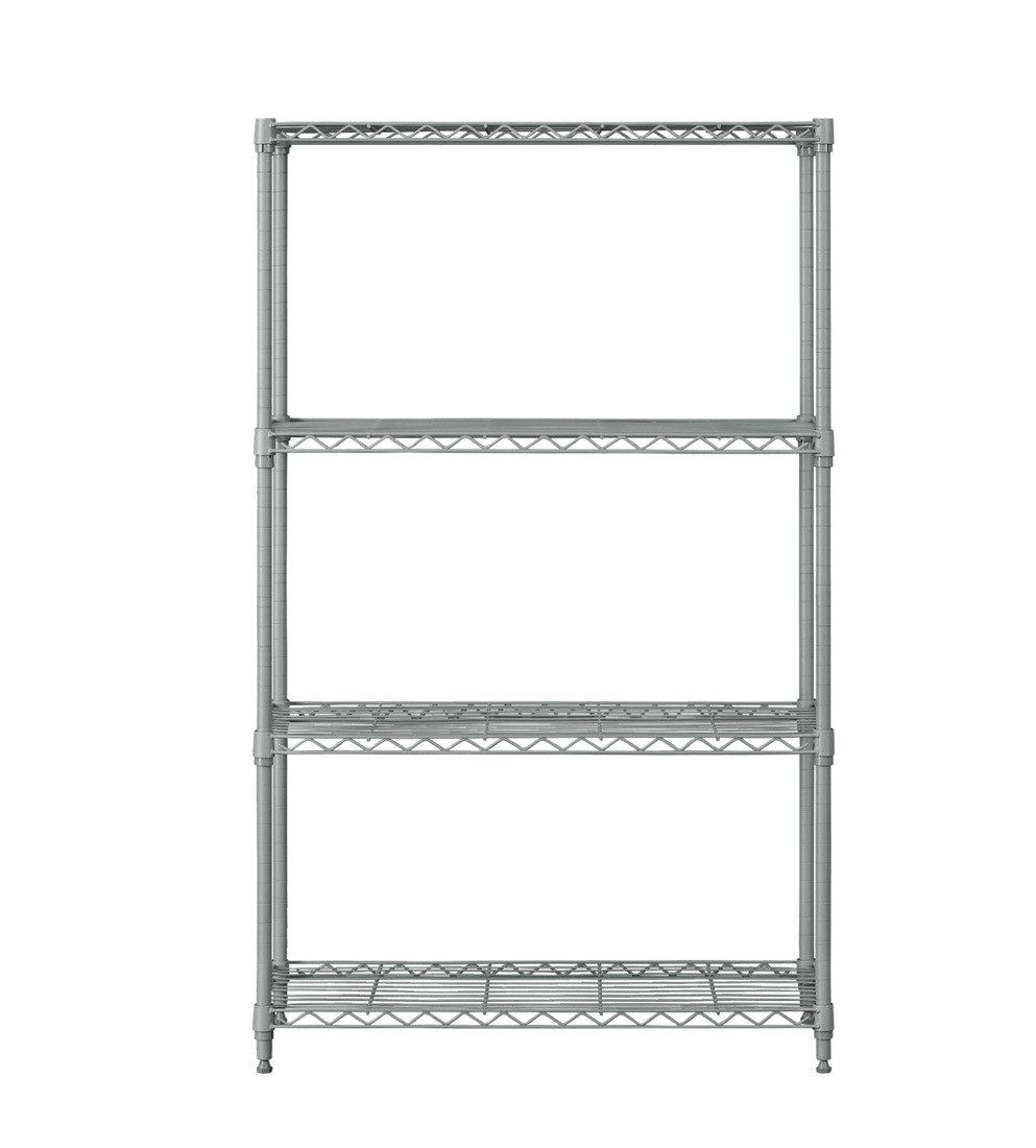 アイリスオーヤマ CMM-75124ダ-クグレ- カラーメタルラック 4段 幅75cm（ダークグレー） CMM75124ダクグレ