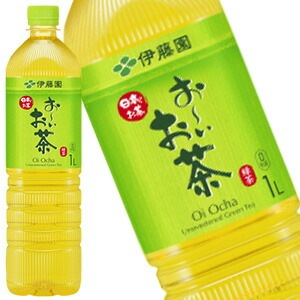 伊藤園 おいお茶 緑茶 1LPET24本［12本2箱］［賞味期限：4ヶ月以上］［送料無料］