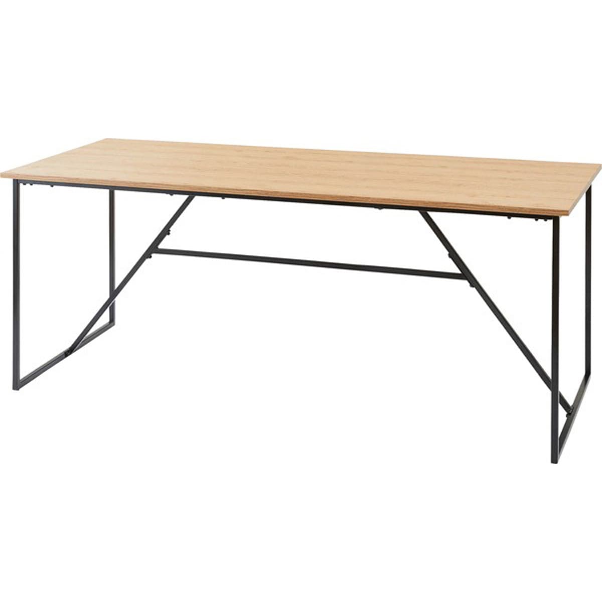 ダイニングテーブル メラミン化粧繊維板 スチール 粉体塗装 TOE-124