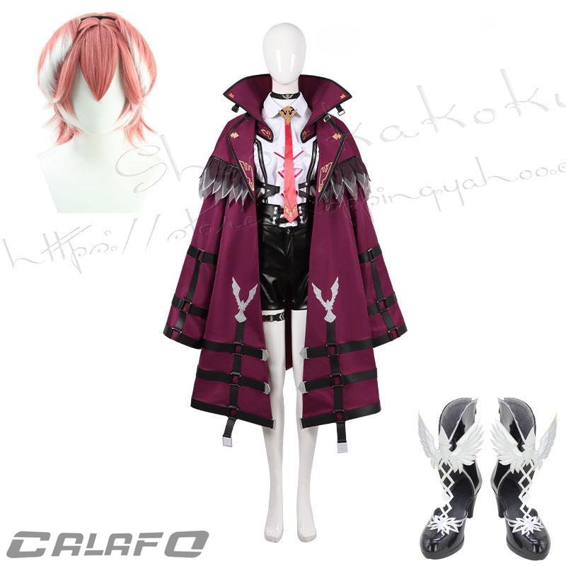 人気新作N0.1バーチャルYouTuber 彩虹社 VTuber 鷹嶺ルイ コスプレ衣装 ウィッグ cos靴演出服 cosplay 変装 仮装ハロウィン