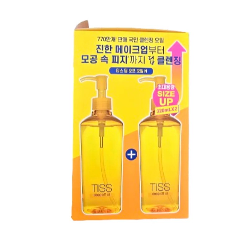 【総容量640ml大容量】ティス ディープオフ クレンジングオイル 320ml×2本セット 4,871円