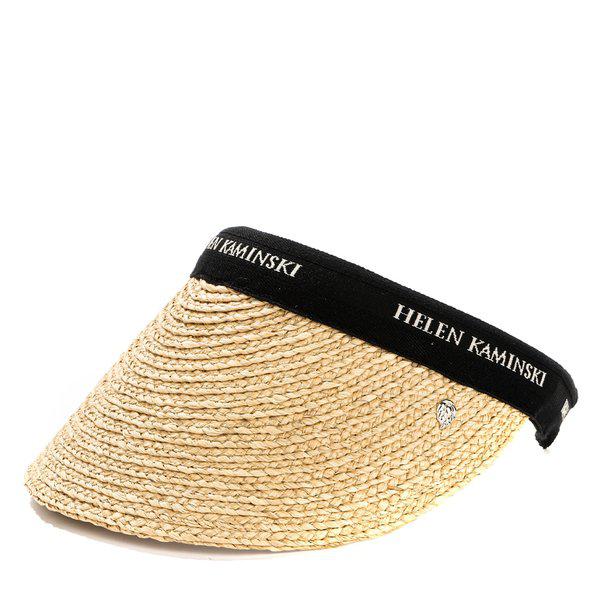 [] 女性ビアンカサンキャップ帽子 (52491 BIANCA 10 NATURAL BLK) 26SS