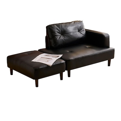 2-3人掛けソファー Ｌ字ソファー　ソファ ソファベッド PUレザー カウチ 自由レイアウト ダイニングソファー オットマン コーナーソファー おしゃれ カウチソファ 5WAY 左右に使える