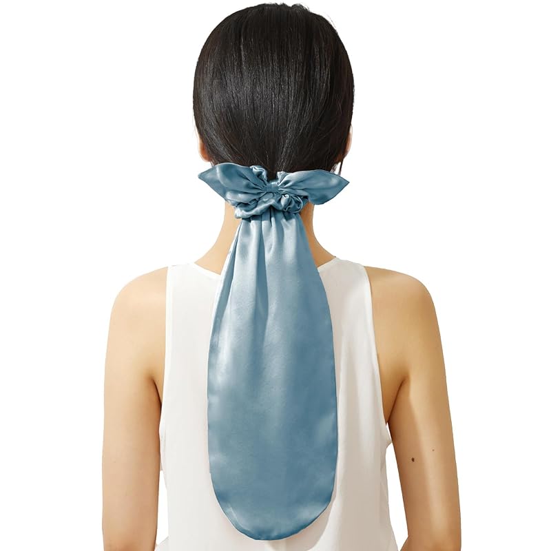 LILYSILK シルクシュシュシャイニーポニーキャップナイトキャップ 毛先100% 美髪 ポニー ロングヘア 毛先 シルク ヘアキャップ シュシュ付 髪の毛 優しい 守る かわいい 美容 スモッグブ