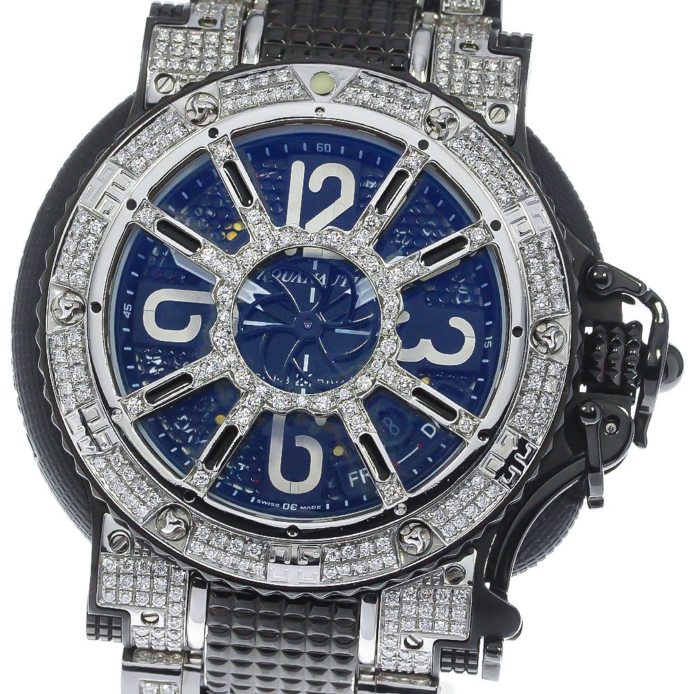 訳あり アクアノウティック AQUANAUTIC サブコマンダー デイデイト 自動巻き メンズ 箱・保証書付き_768110【中古】