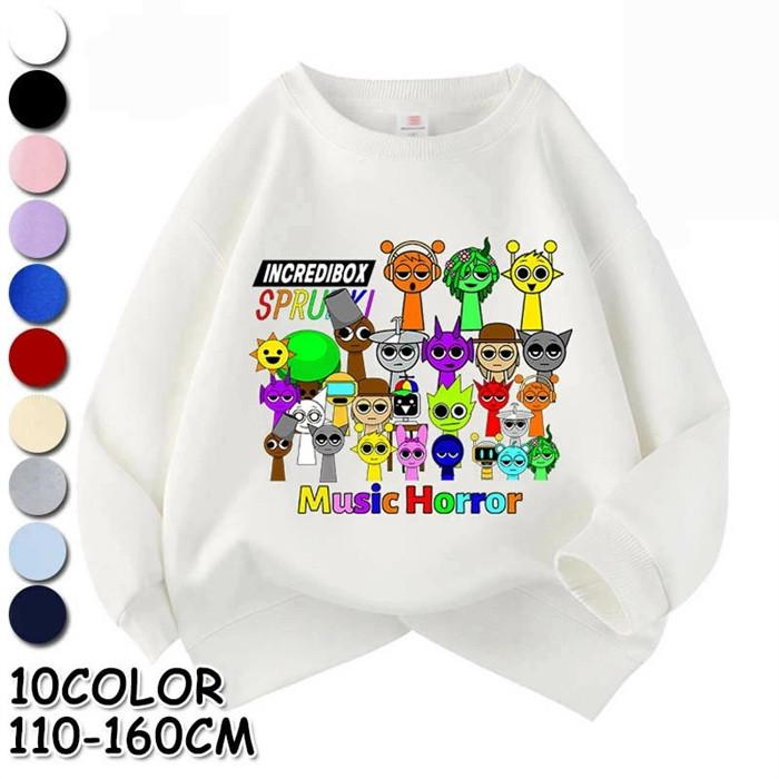 【新発売&・激安販売】トレーナー キッズ 子供 長袖 Sprunki スプランキー パーカー 綿 春秋 スウェット プルオーバー トップス キッズ インクレディブル キッズ グッズ