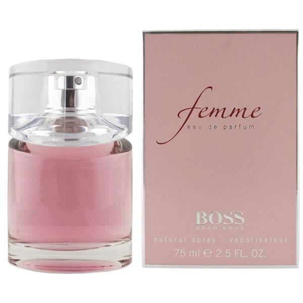 【訳あり】 ヒューゴボス ボス ファム EDP オードパルファム SP 75ml テスター 香水 HUGO BOSS