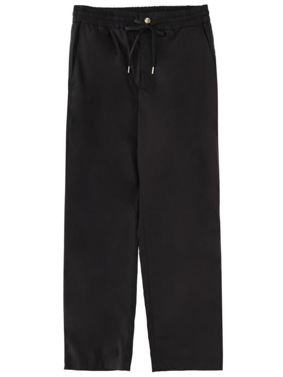 VERSACE Men Straight Pants 80GAA100 N0132899 BLACK