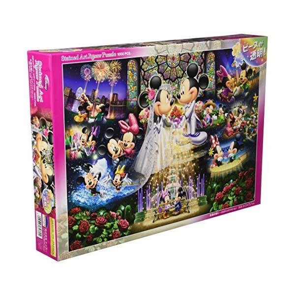 Puzzles 1000 piece jigsaw Stained Art Disney eternal oath - Wedding Dream (51.2x73.7cm) 並行輸入品