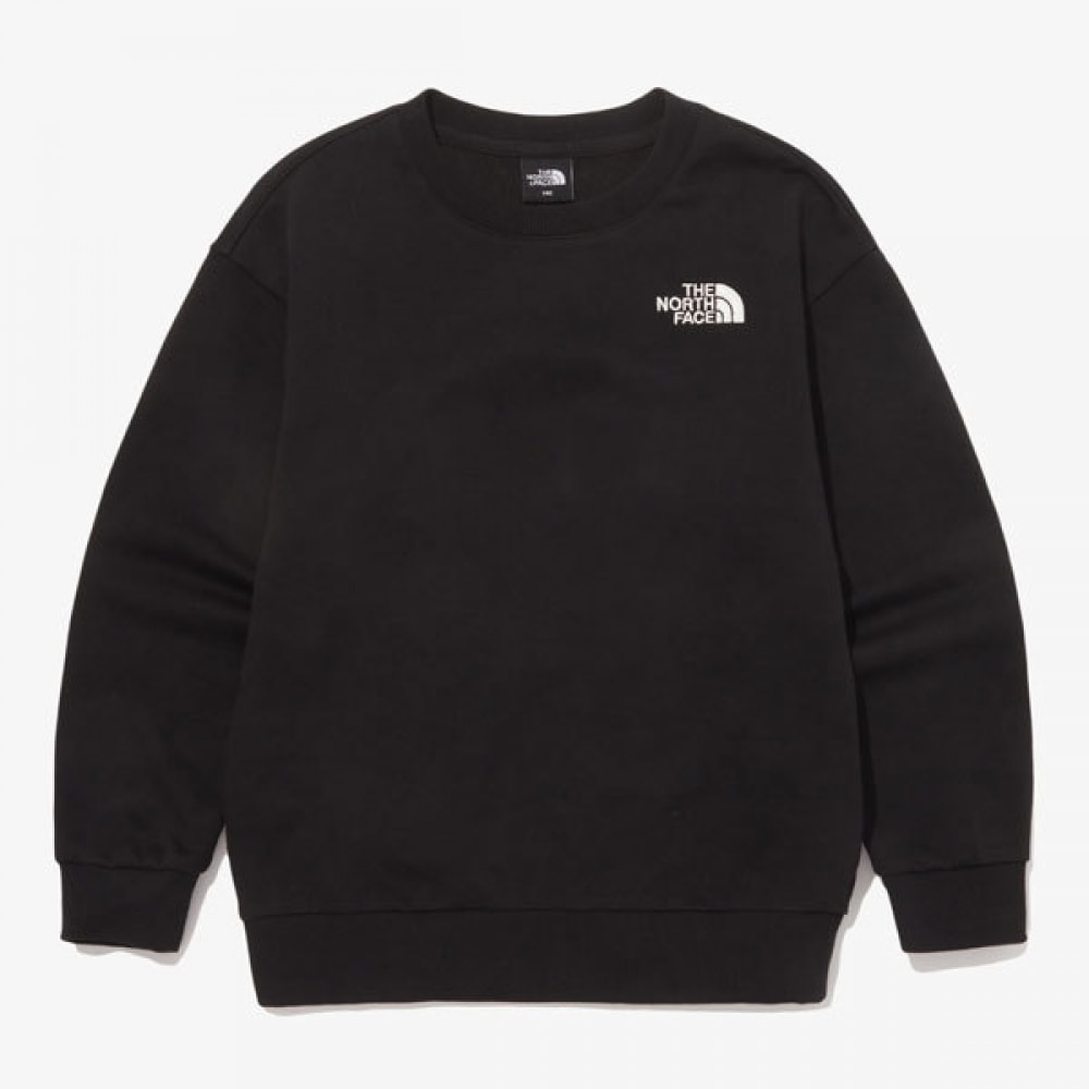 ノースフェイスキッズハードスウェットシャツ BLK NM5MQ51S