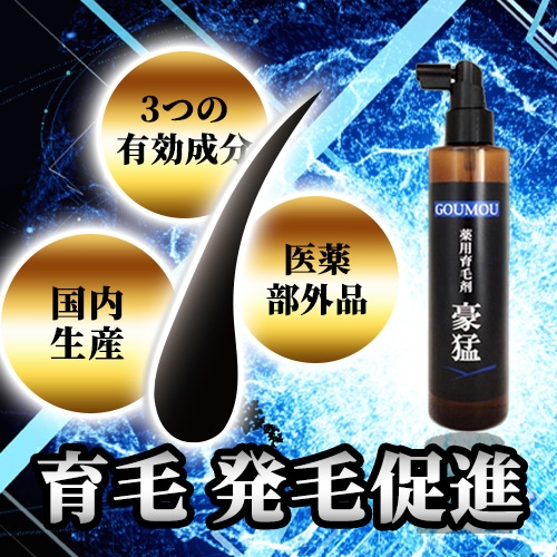 Qoo10] 豪猛（ゴウモウ）育毛剤 医薬部外品 メン : ヘア
