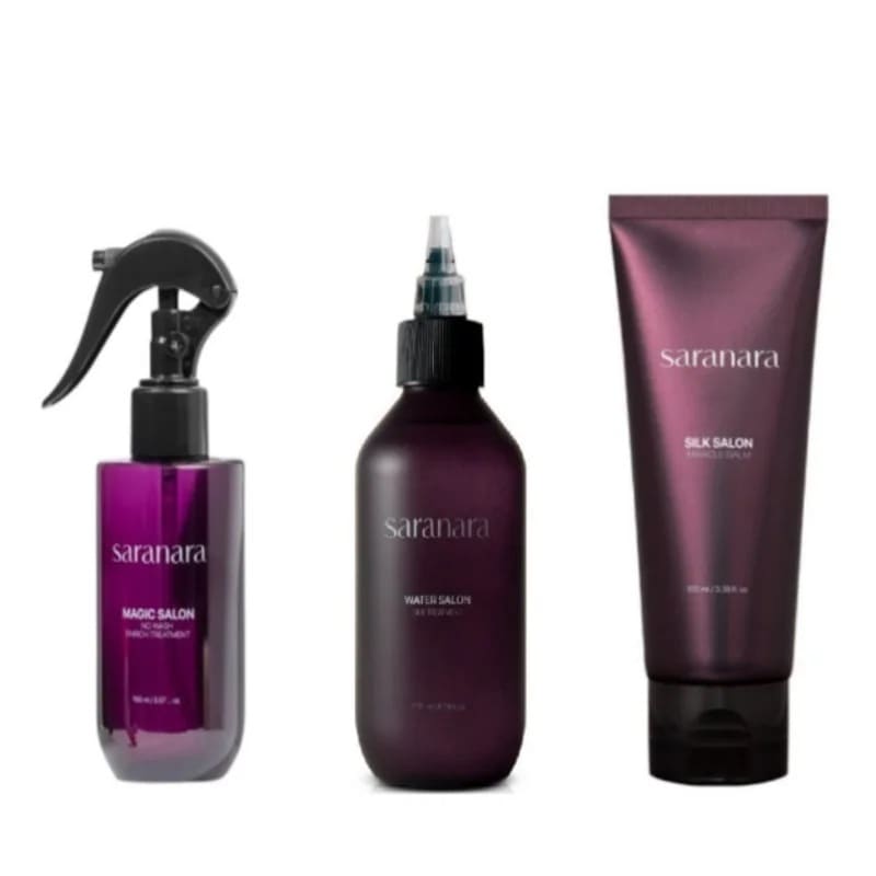 【正規品】[3点セット] シルクサロン ミラクルバーム100ml+マジックサロン ノーウォッシュ インリッチトリートメント150ml+ウォーターサロン シルクトリートメント200ml