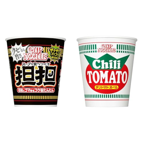 【セット買い】カップヌードル 担担 [花椒とゴマ香るコク旨たんたん] 日清食品 カップ麺 87g×20個 + カップヌードル チリトマトヌードル 日清食品 カップ麺 76g×20個
