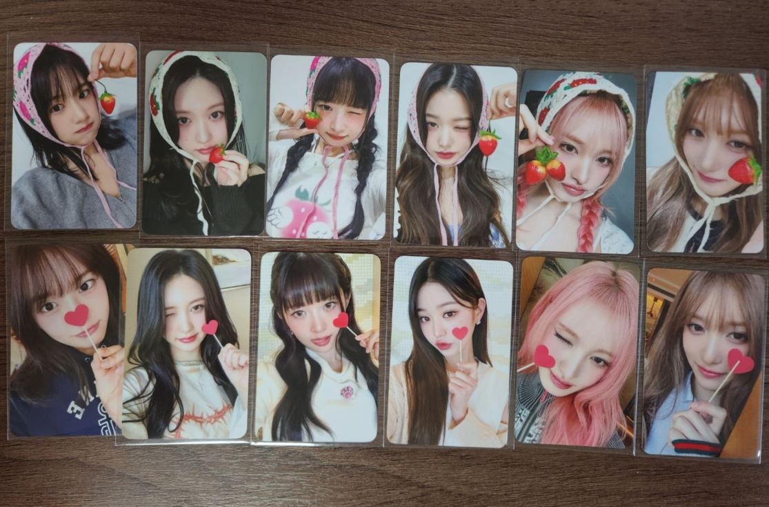 ON HAND) IVE 3RD FAN CONCERT IVE SCOUT X SOUNDWAVE LUCKY DRAW 12PCS SET
