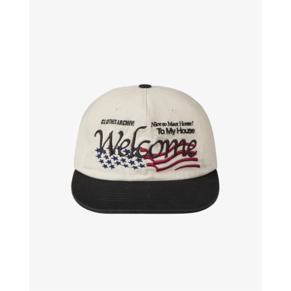 AEAE WELCOME WASHED CAP ECRU AE45SUCA009ECR