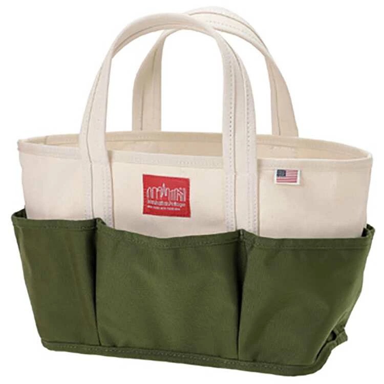 ピクニック アウティング トートバッグ M ナチュラル×オリーブ W42/29.5×H21×D15cm #MP1383DUCK-1052