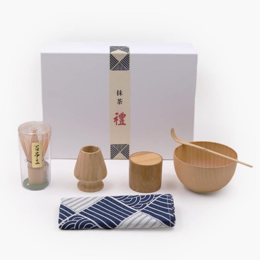 2枚購入で100円OFF茶道具 お抹茶4点セット 製抹茶 抹茶茶碗 茶筅 茶筅くせ直し 茶杓