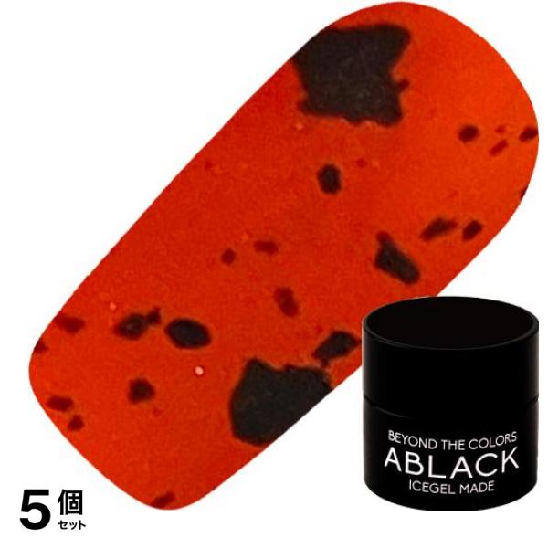 ICEGEL(アイスジェル) A BLACK ダルメシアンジェル 1180 コッパ―レッド 3g 5個セット