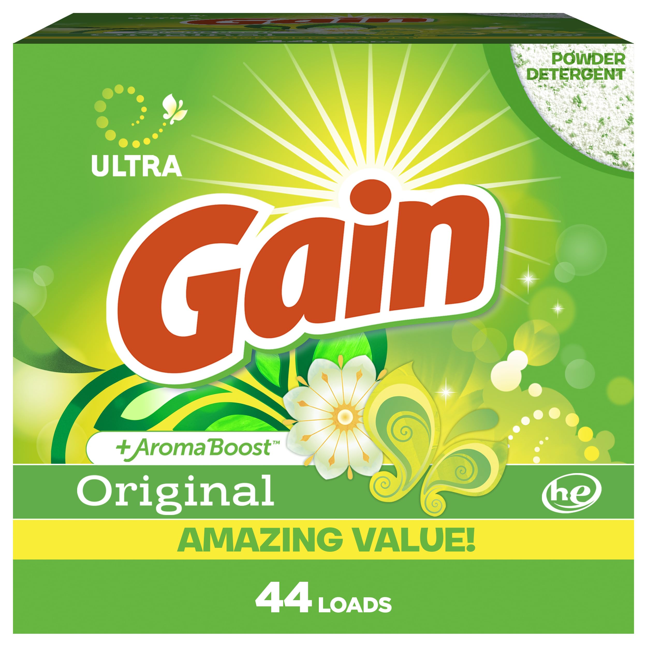 ゲイン(GAIN)オリジナル 粉末洗剤45oz(約40回分)