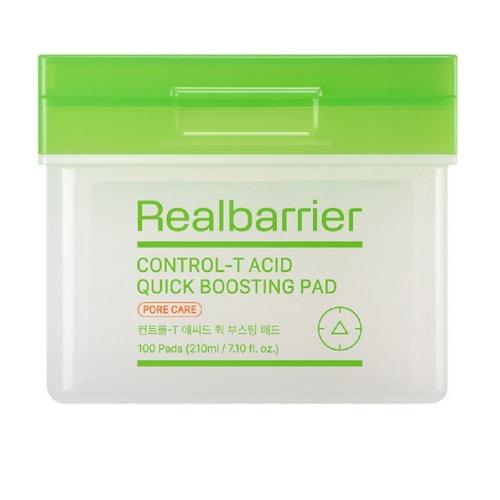 リアルベリアコントロール-Tアシードクイックブースティングパッド100枚韓国Kビューティースキンケア学校軍隊寮空港出国