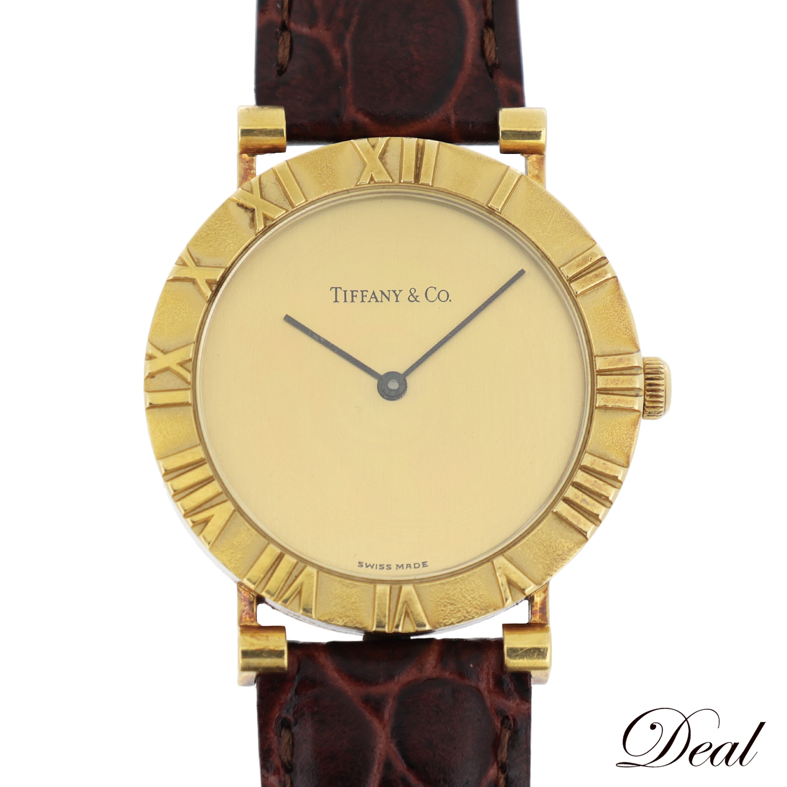 K18YG ティファニー アトラス D286.753 メンズ 腕時計