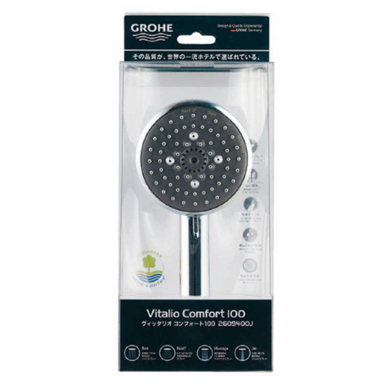 カクダイ　フォーウェイシャワーヘッド ヴィッタリオ コンフォート100　#GR-2609400J