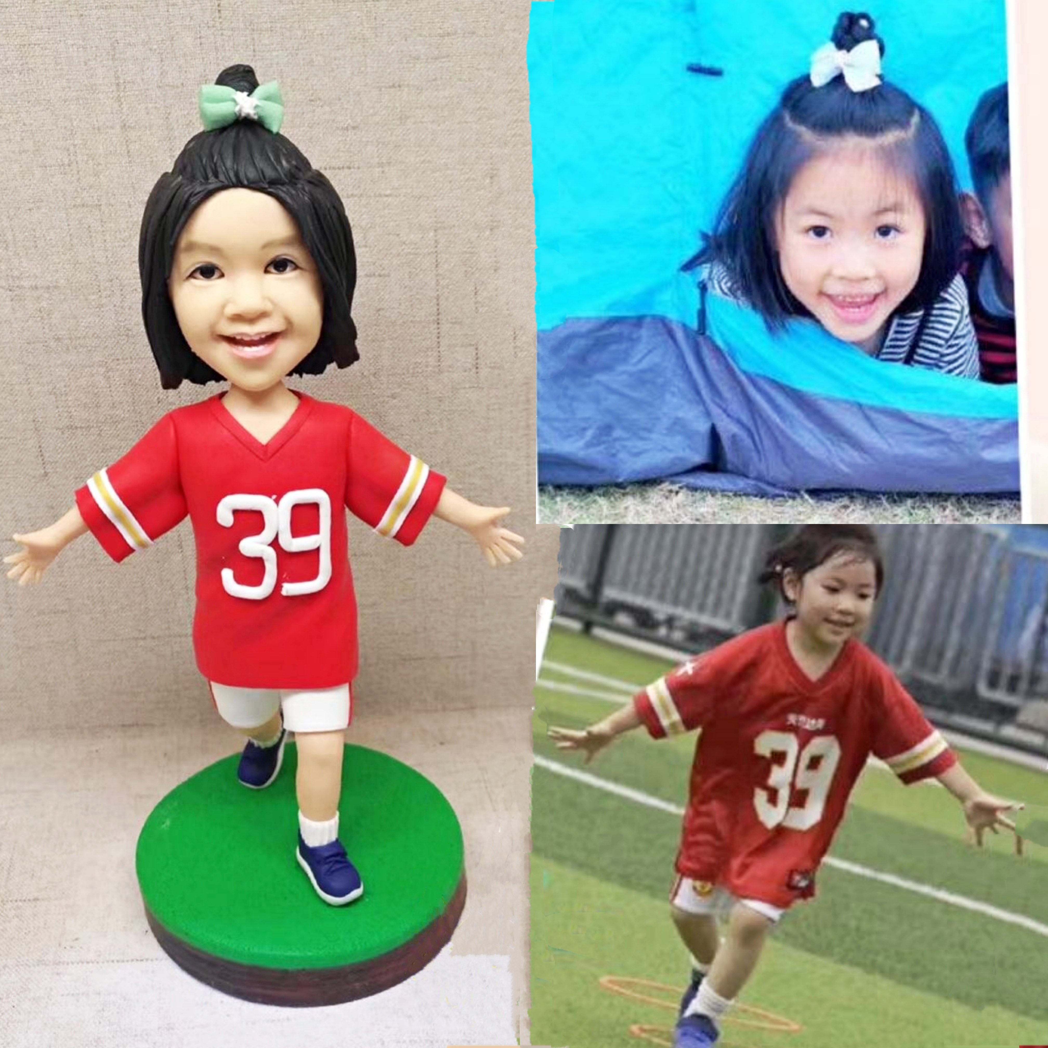 【オーダーメイド】3D肖像画 似顔絵 写真 人形 フィギュア 誕生日 ベビー 赤ちゃん キッズ 子供 幼児 出産祝い 9,619円