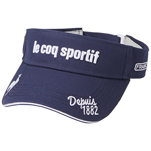 [ルコックスポルティフゴルフ] バイザー マーカー付 UV UPF30 ゴルフ QGCVJC51W レディース NV00(ネイビー) FREEサイズ