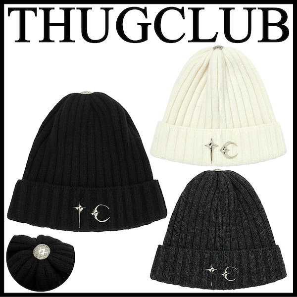 【Thug Club】 TC Emblem Basic beanie [正規品] THUGCLUB ビーニー サグクラブ ニットキャップ 帽子 韓国