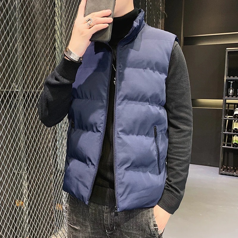 ベスト中綿ベストダウンベストメンズ防寒ベスト秋冬シンプル釣り作業着防寒軽量保温大きいサイズアウターカジュアル前開き