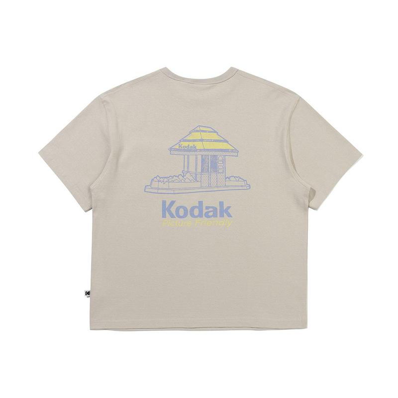 [公式]コットンポケットグラフィック半袖Tシャツ BEIGE