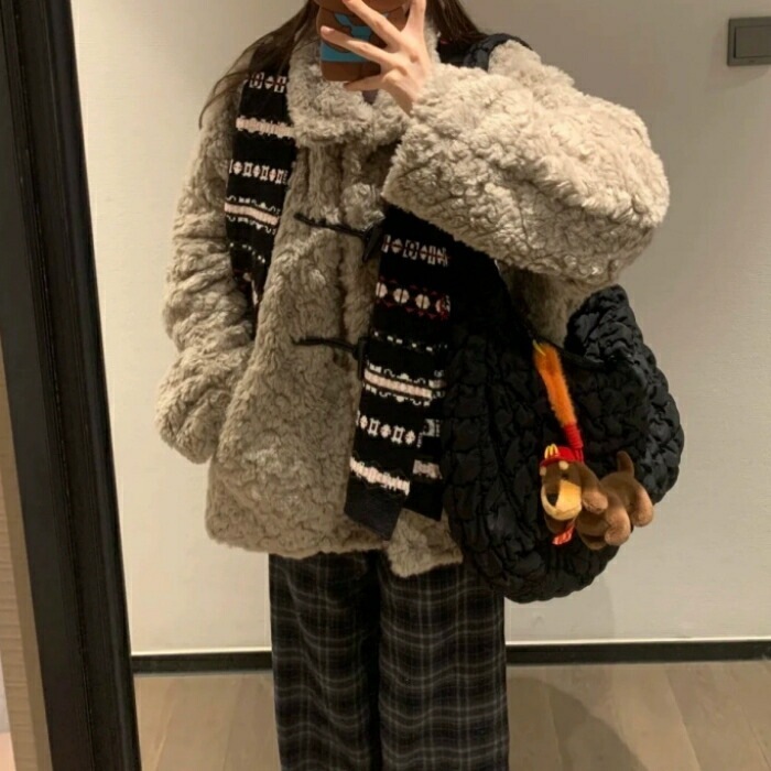 アウター コート ジャケット ボア チェスター ステンカラー 羽織り ブルゾン レディース エレガント 大人 可愛い きれいめ カジュアル フェミニン もこもこ シンプル 体型カバー グレー