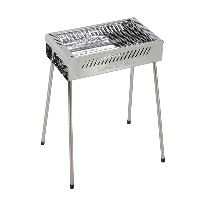 BBQ ステンレス グリル 500 トレッキング キャンプ用品 調理用具 (UG67)