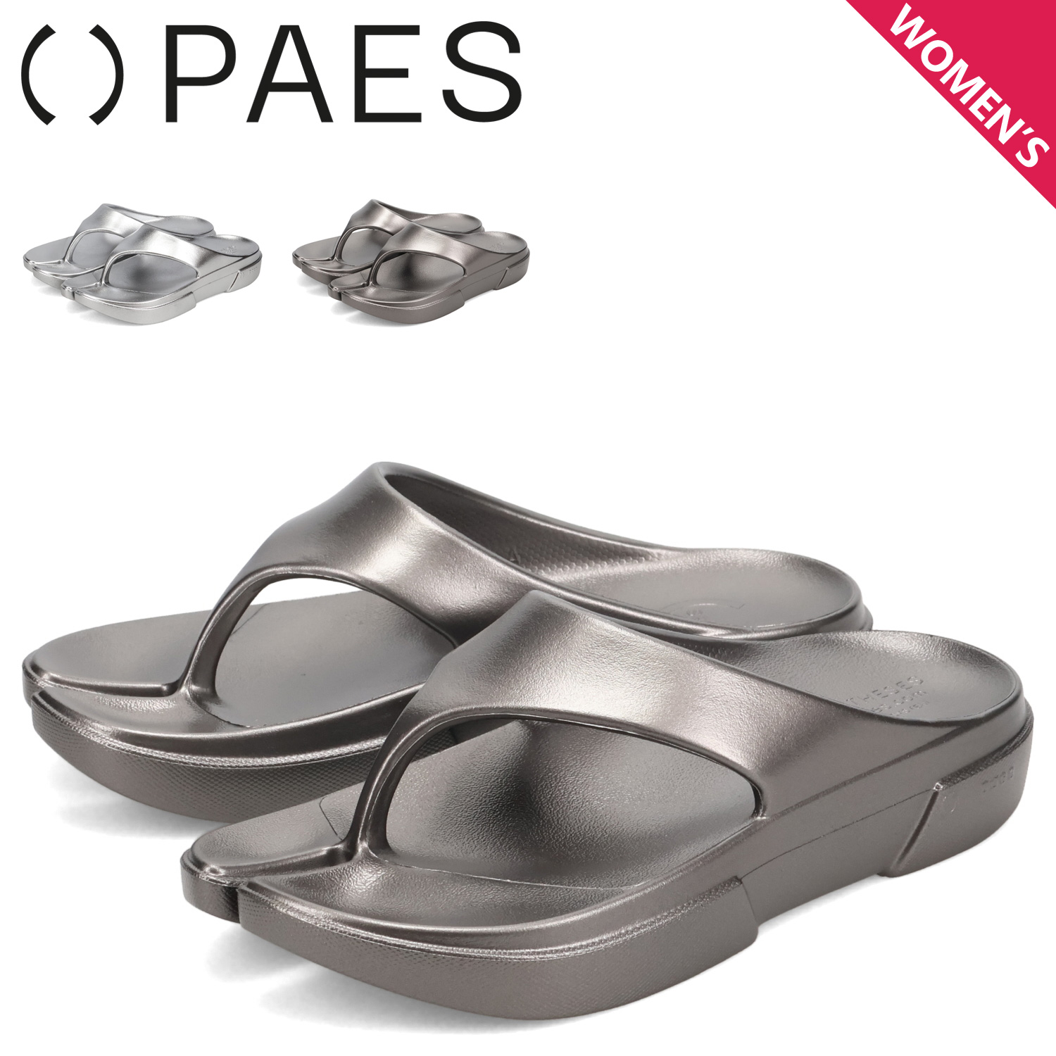 リカバリーサンダル レディース FLIP FLOP METAL LINE PAES_01_Flip_Flop_M_