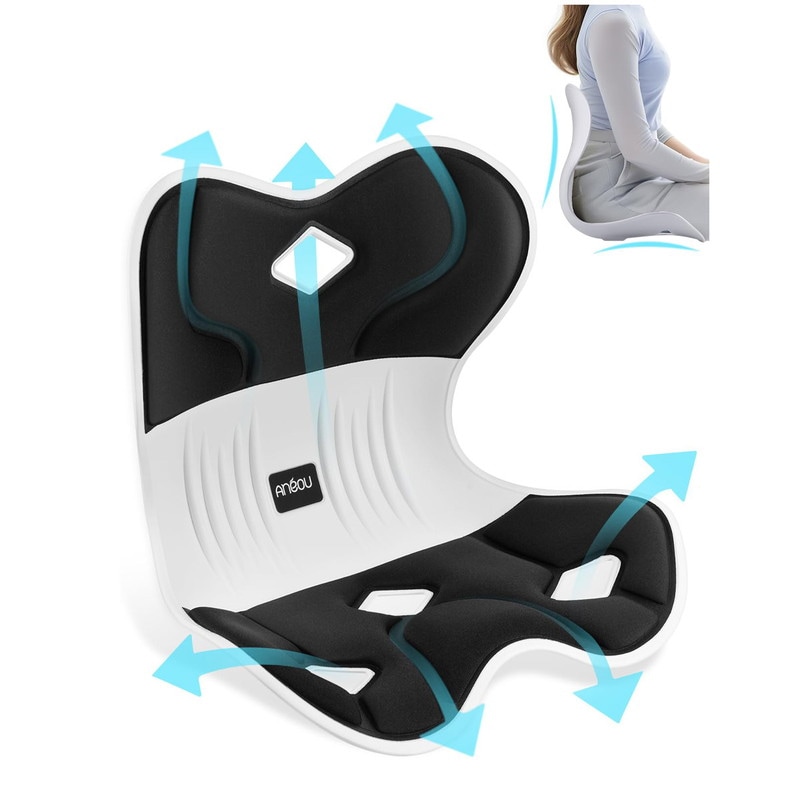 姿勢矯正 椅子最新昇級 腰痛 椅子骨盤サポートチェア 骨盤から腰をサポート 腰当て 姿勢矯正 クッション 軽量 猫背改善