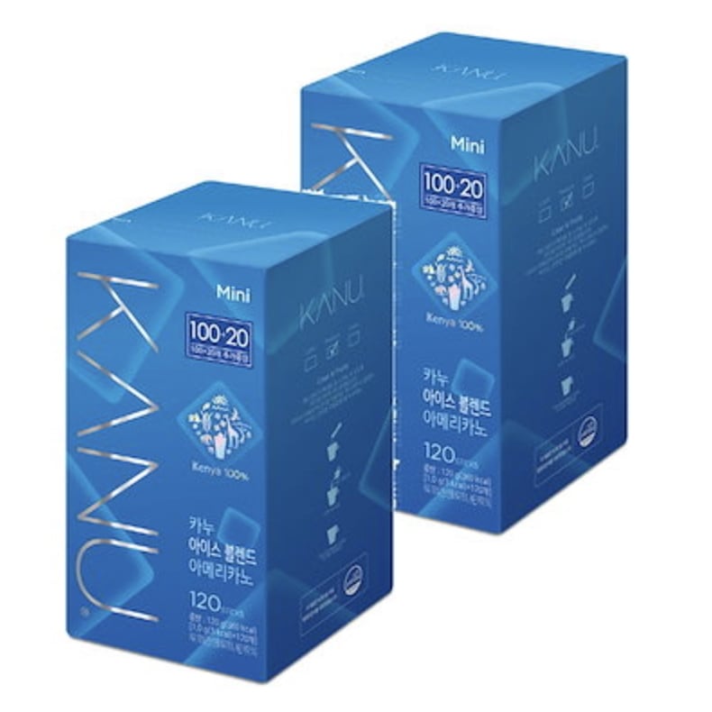 アイスブレンドアメリカーノ120個入り 2セット 共有 韓国インスタントコーヒー