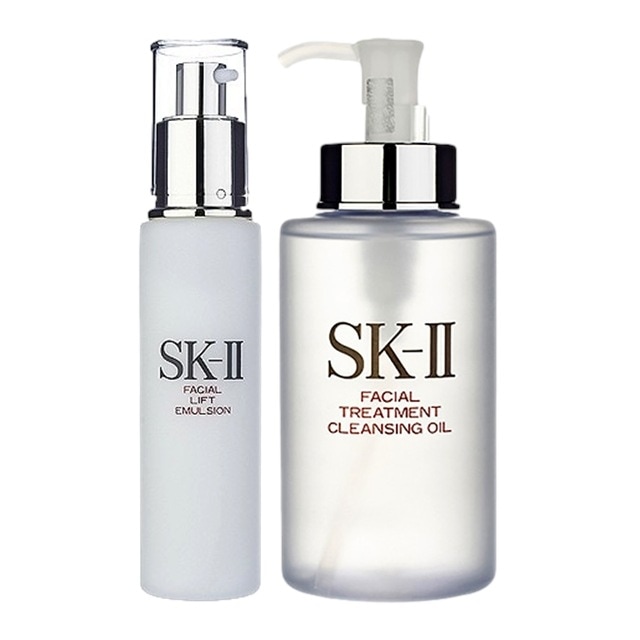 エスケーツー（SK-II／SK2） フェイシャル リフト エマルジョン ＋ クレンジングオイル セット 100g+250ml