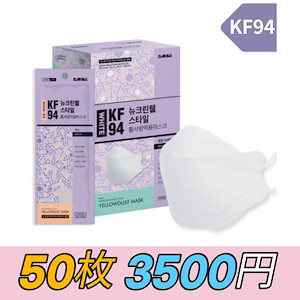 [Cleanwell]KF94韓国マスク使い捨て不織布超立体マスク 大型ホワイト 50枚