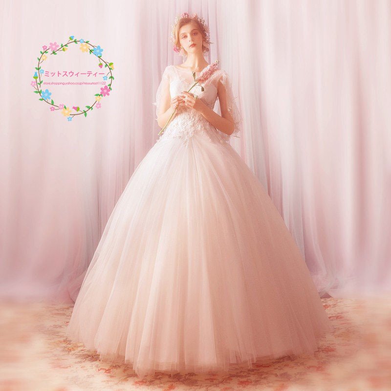 ウェディングドレス サイズ 白 安い ボレロ 結婚式 花嫁 プリンセス ロングドレス ブライダル 二次会 パーティードレス 披露宴 イブニングドレス