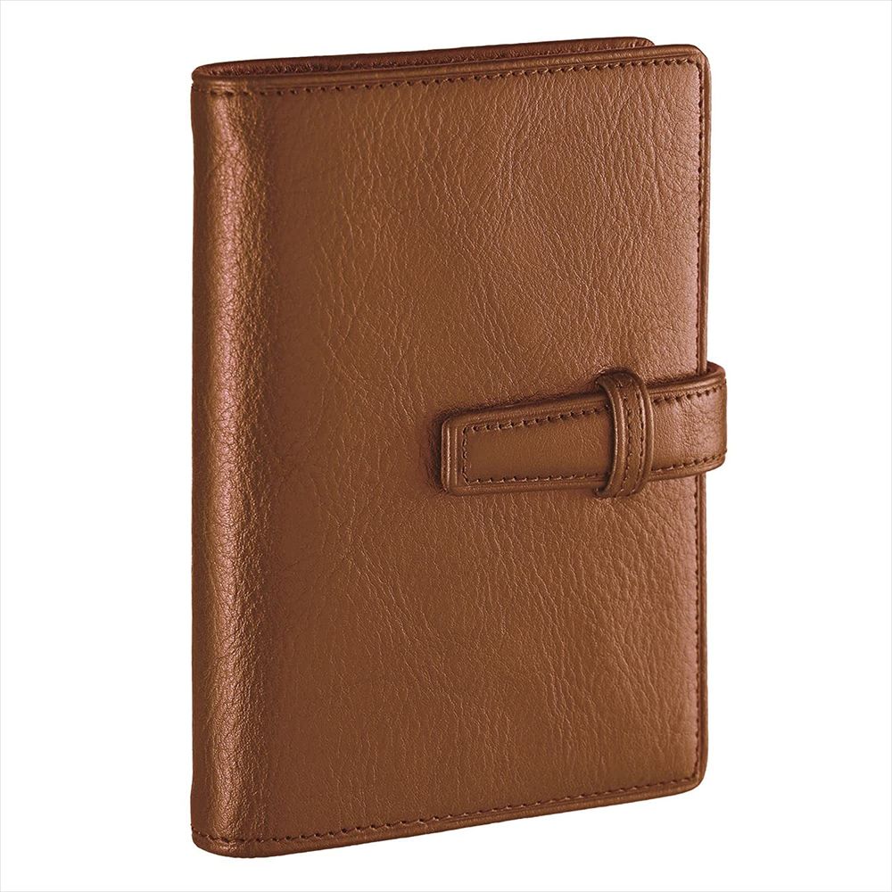 （まとめ買い）ダヴィンチ スーパーロイス システム手帳 ミニ5サイズ 11mmリング ブラウン DPM3037C [x3]