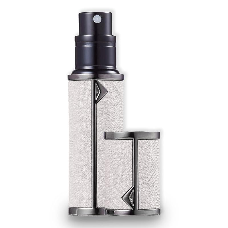 AlxMuNao アトマイザー 香水 レザースプレー 噴霧器 携帯用 詰め替え容器 香水用 機内持ち込み可能 プシュ式 (白) 4,975円