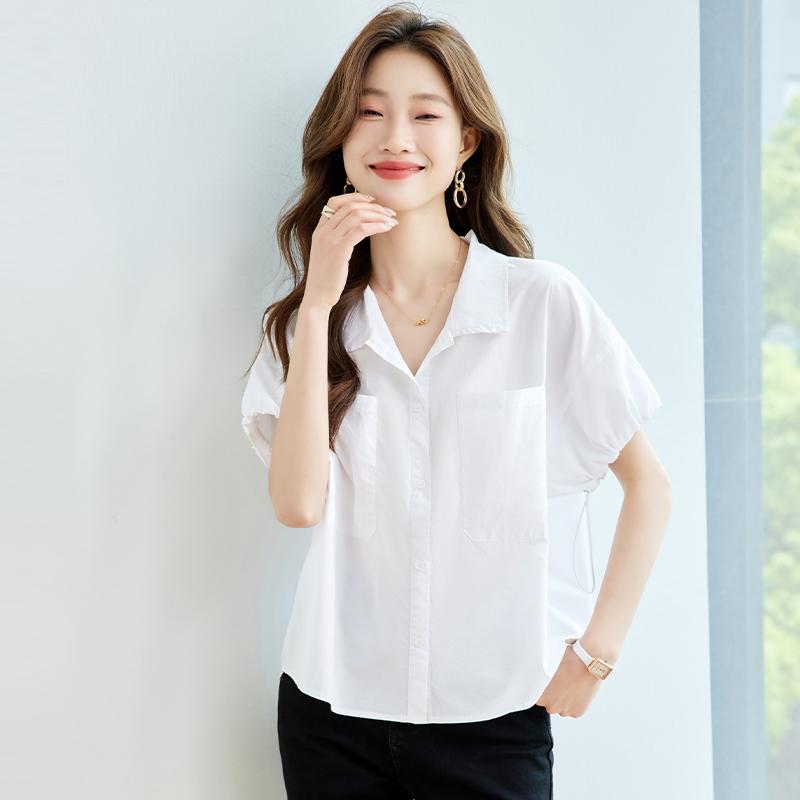 レディース トップス ファッション 上品 オフィス カジュアル 婦人服 おしゃれ 日焼け防止 スリーブ シフォン シャツ 夏 七分袖 美しい 半袖 シャツ